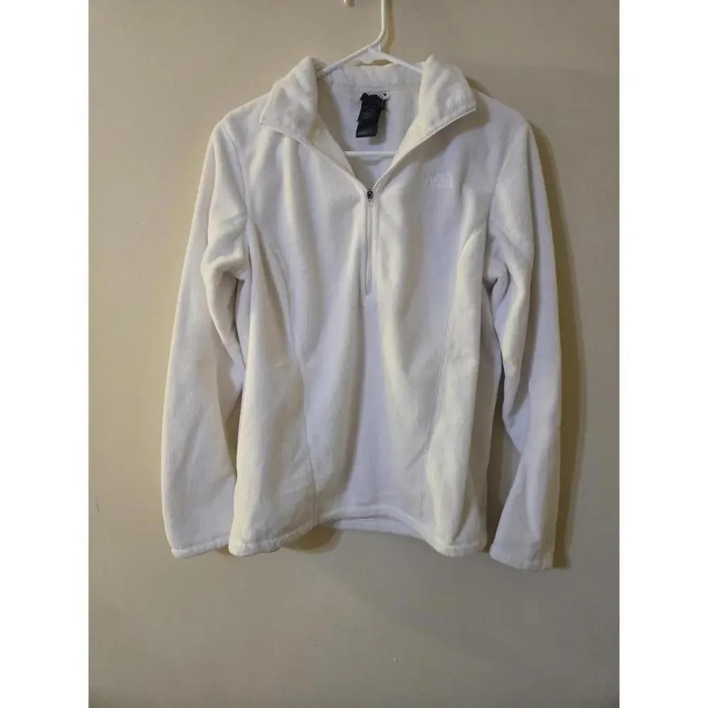 The North Face Women's White Fleece Jacket M/M
